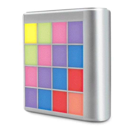 HoMedics The Color Cube LT- 300 Instruction Manual And  Warranty Information