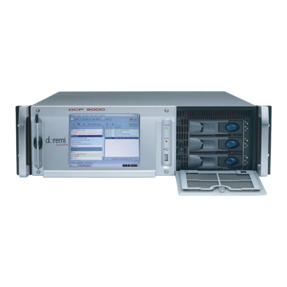 Doremi DCP-2000 Operator's Manual