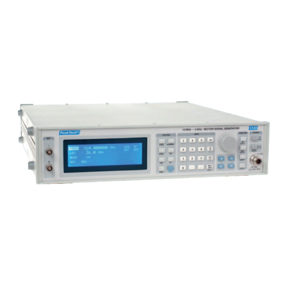 PeakTech 1135 Operating Manual