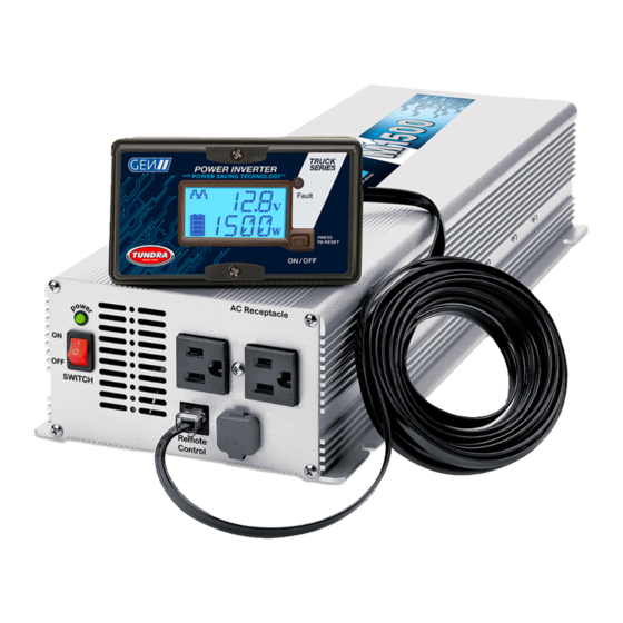 Tundra M1500 Quick Troubleshooting Manual