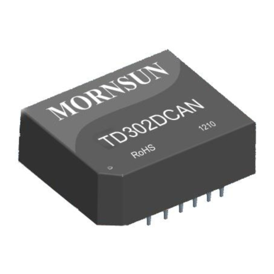 MORNSUN TD302DCAN Manual