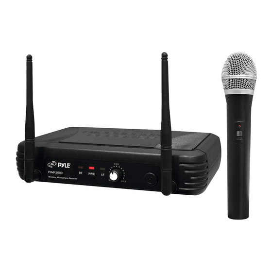 Pyle PDWM1800 Manual