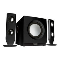 Coby CS-MP77 - 2.1-CH PC Multimedia Speaker Sys Instruction Manual