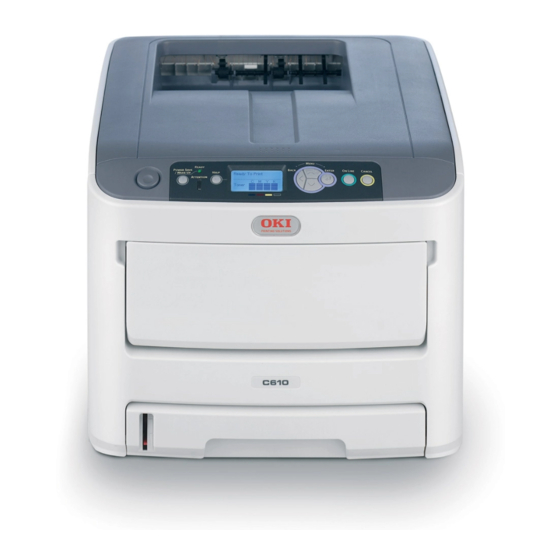 Oki C610n Maintenance Manual