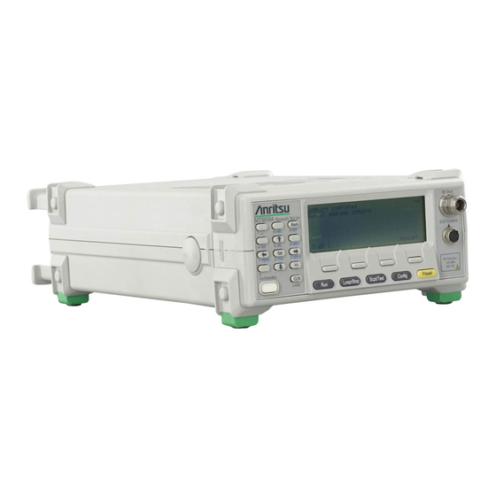 Anritsu MT8852A Operation Manual
