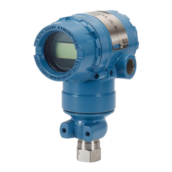 Rosemount 2051CF Series Quick Start Manual