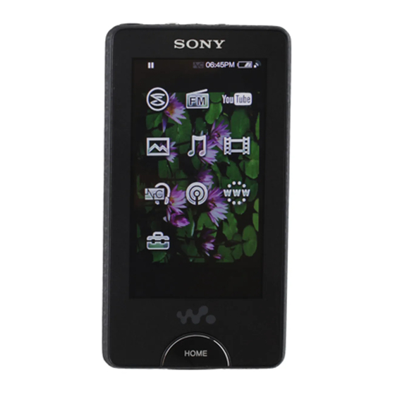 Sony X1061 Quick Start Manual
