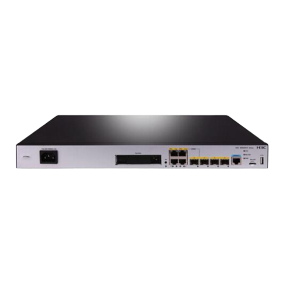 H3C MSR3610-X1 Installation Manual