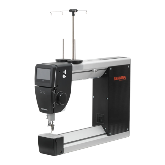 Bernina Q 16 User Manual