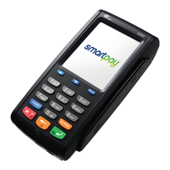 SmartPay Pax S900 Mobile Manual
