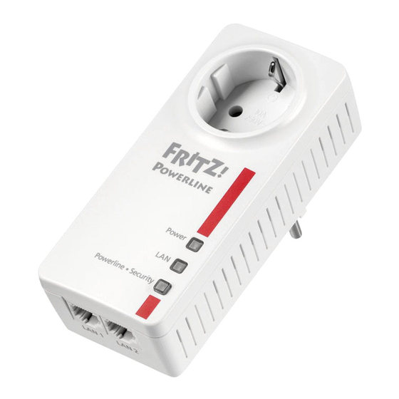 Fritz! Powerline 1220E Installation And Operation Manual