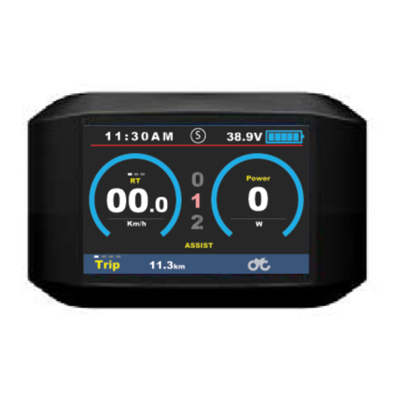 CYCMOTOR APT 750c Display User Manual
