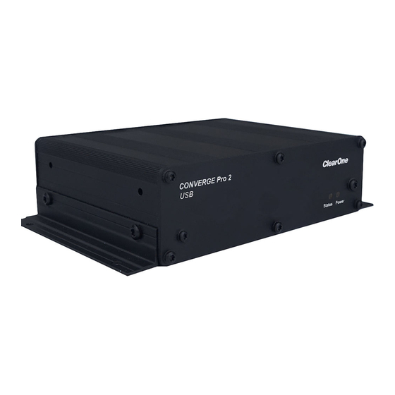 ClearOne CONVERGE Pro 2 USB Expander Quick Start Manual
