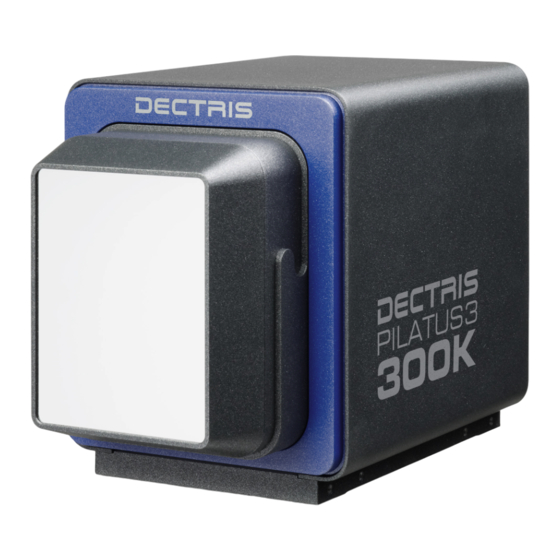 Dectris PILATUS3 User Manual