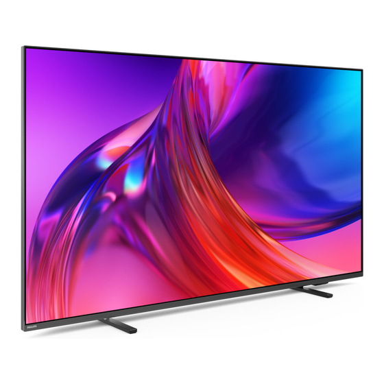 User Manuals: Philips 8508 Series Smart LED TV