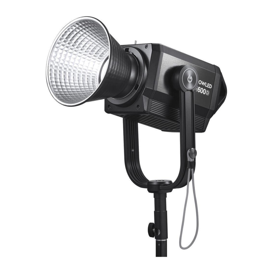 Godox M600D Knowled Daylight LED Light Manual