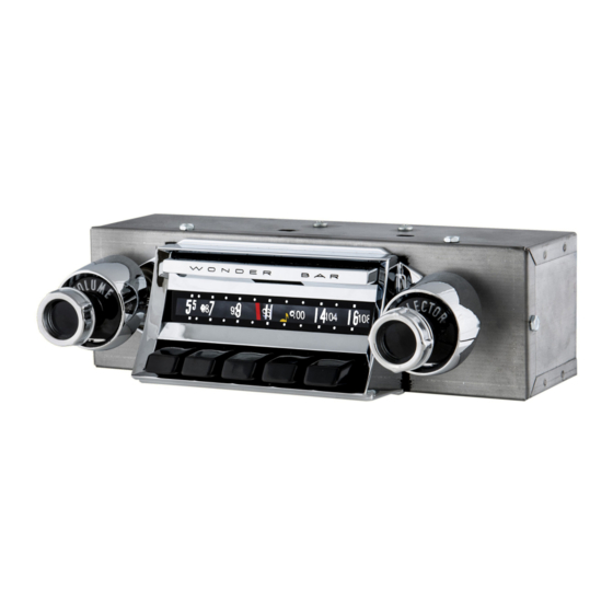 Antique Automobile Radio 342201B Operating Instructions