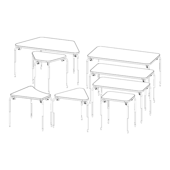SMITH SYSTEM NUMBERS DESK 02130 Assembly Instructions Manual