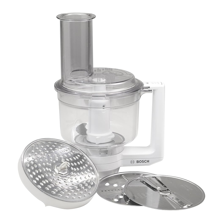 Bosch MUZ5MM1 Manual