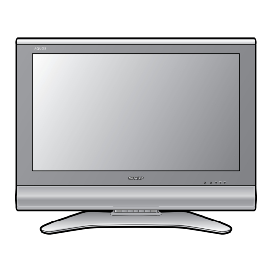 Sharp AQUOS LC-32P55E Operation Manual