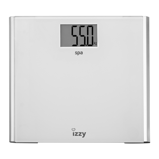 User Manuals: Izzy Spa XY3066 Bath Scale
