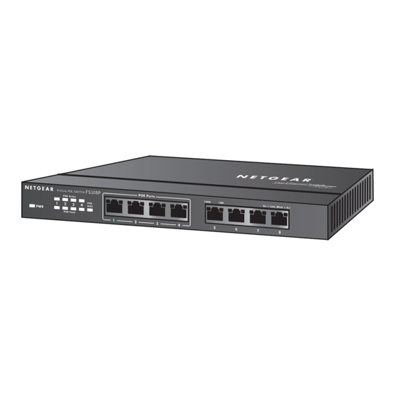 NETGEAR ProSafe  FS108P Installation Manual