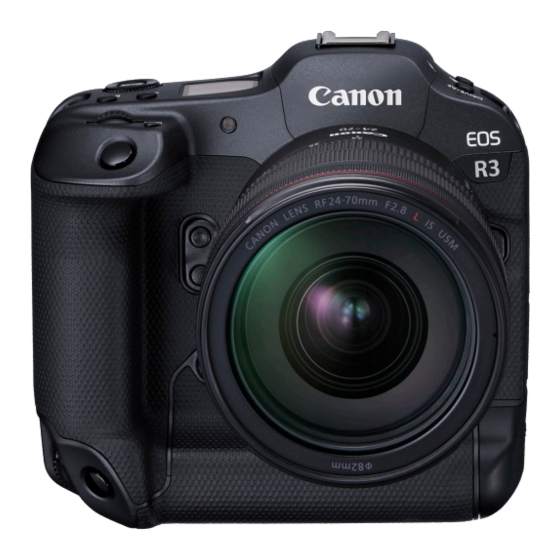Canon EOS R3 Manuals