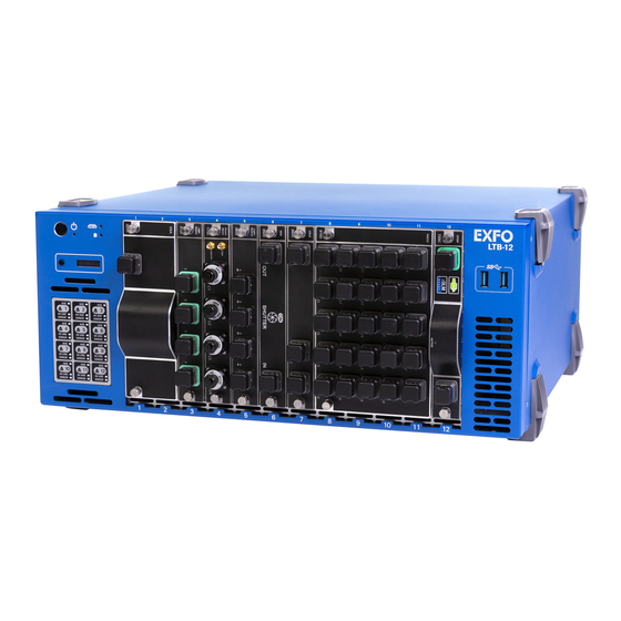 EXFO LTB-12 Manuals