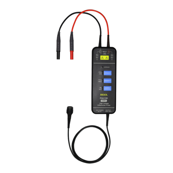Rigol PHA2150 User Manual