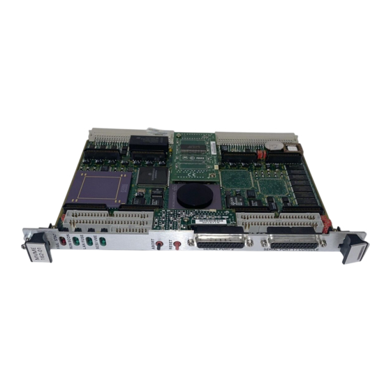 Motorola MVME162 Supplement Manual