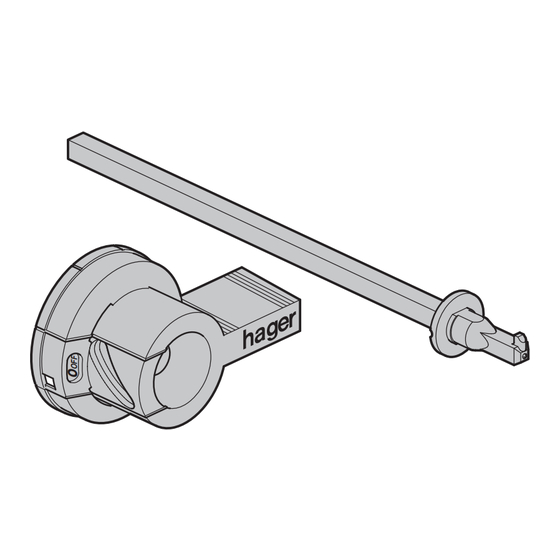 hager HA 404 User Instructions