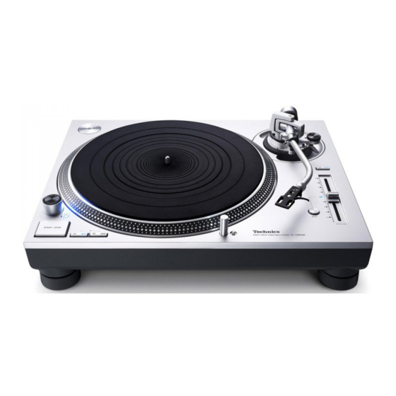 Technics SL-1200GR Operating Instructions Manual