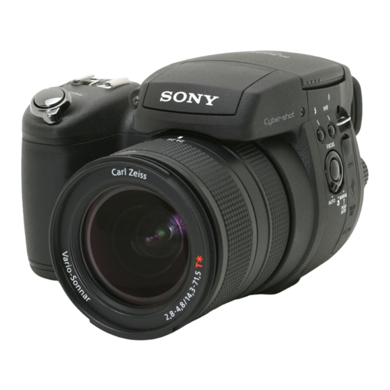 Sony DIGITAL STILL CAMERA DSC-R1 Read This First