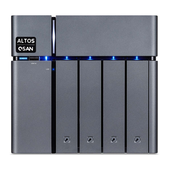 Qsan XCubeNAS XN3004T Manuals