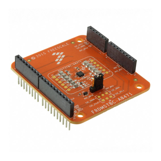 Freescale Semiconductor FRDMSTBC-A8471 Quick Reference Card