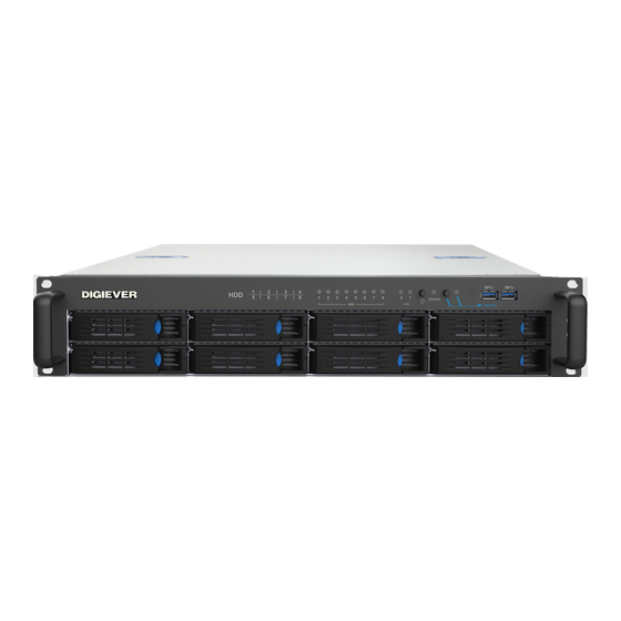 Digiever DS-8500-RM UHD Series Quick Installation Manual