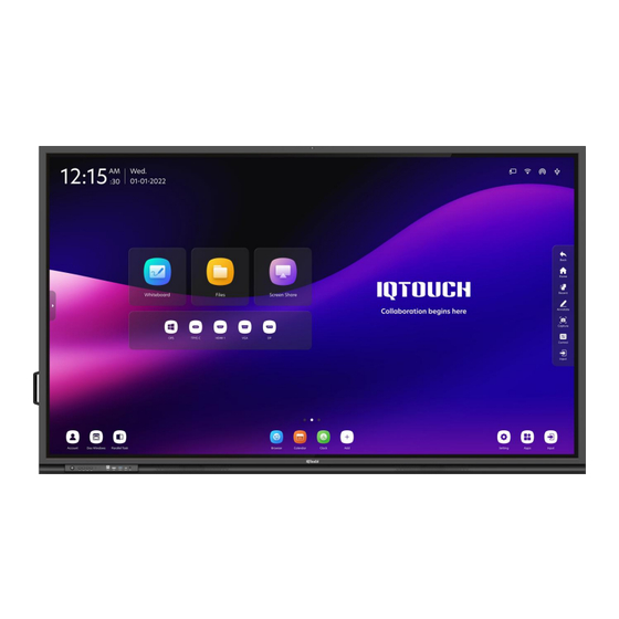Returnstar Interactive Tech IQTouch HA1100 Pro User Manual