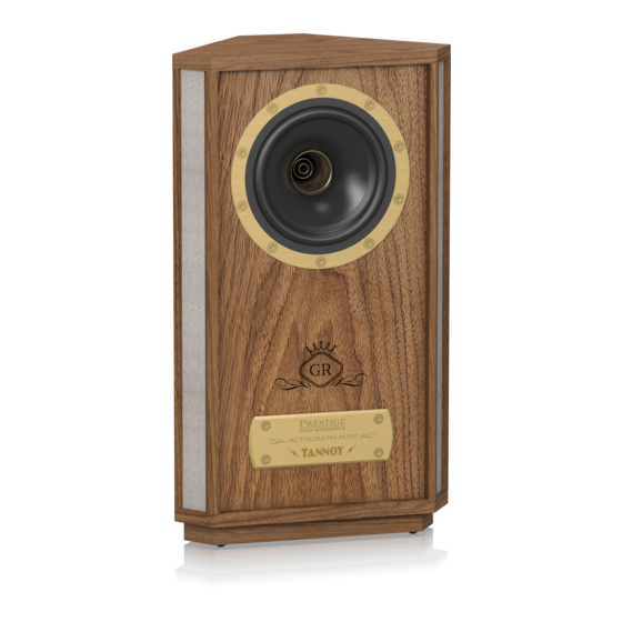 Tannoy PRESTIGE Autograph Mini Owner's Manual