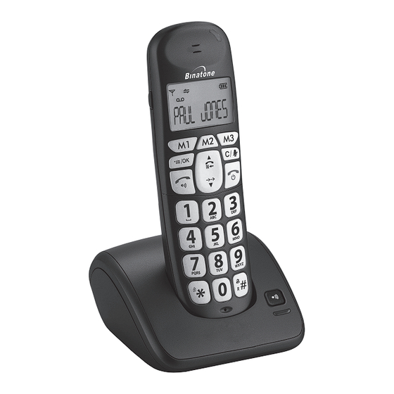User Manuals: Clas Ohlson Binatone BB3805 Telephone