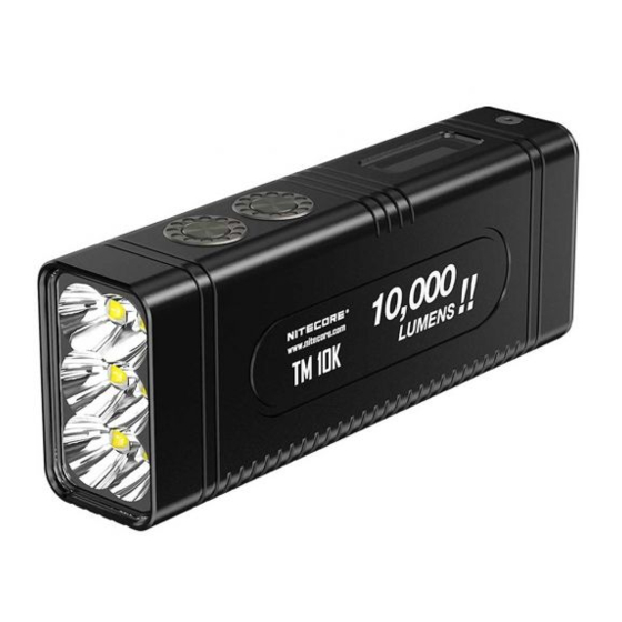 Nitecore TM10K Manual