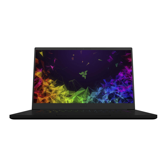 RAZER BLADE 15 USER MANUAL Pdf Download | ManualsLib