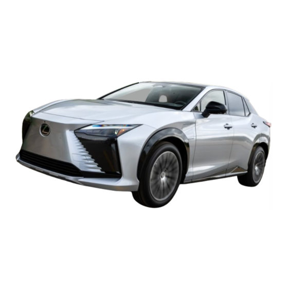Lexus RZ450E 2023 Owner's Manual