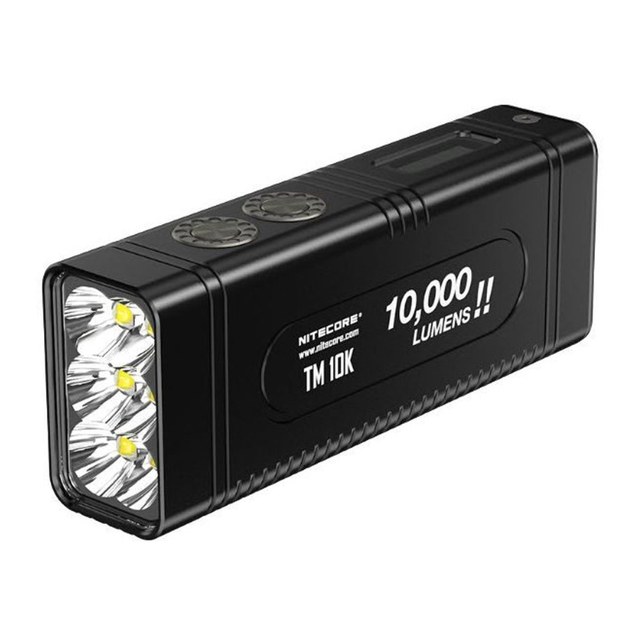 Nitecore TM10K - 10,000 Lumen Flashlight Manual