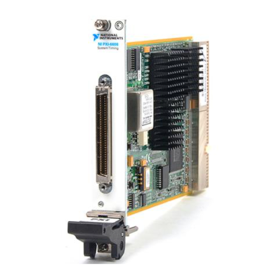 National Instruments NI 6608 User Manual