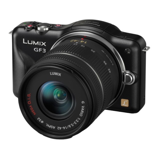 Panasonic Lumix DMC-GF3C Owner's Manual