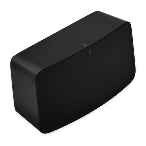 Sonos PLAY:5 Quick Start Manual
