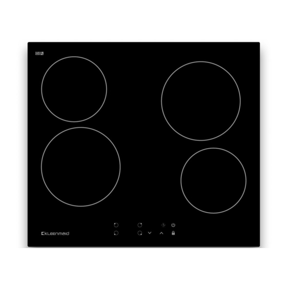 Kleenmaid CCT6020 Instructions For Use And Warranty Details