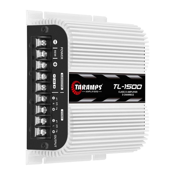Taramps Electronics TL-1500 Instruction Manual