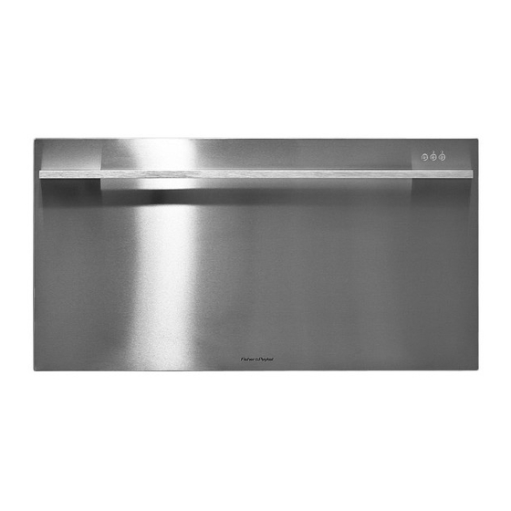 Fisher & Paykel DD36SDFTX1 User Manual