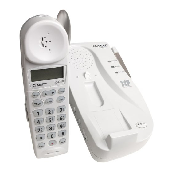 Clarity C4210 User Manual